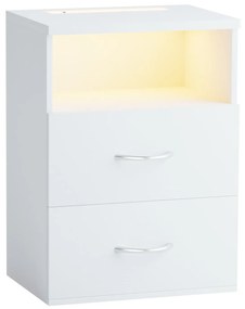 Casaria® Jamie éjjeliszekrény - fehér