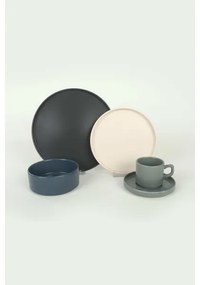 20 darabos színes kőkerámia étkészlet