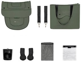 KINDERKRAFT SELECT - Kombinált 2 az 1-ben babakocsi YOXI Mystic zöld