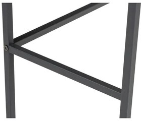 Konzolos asztal CANVAS 80x100 cm fenyő atlantic/fekete