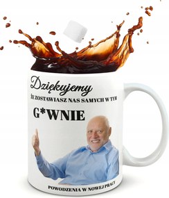 Kerámia bögre 330 ml Vicces Búcsúajándék Kollégának