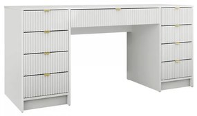 Fésülködőasztal Rozoma Bis (fehér velvet + arany) . 1104581