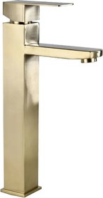 Mexen Emma magas mosdó csaptelep, arany szálcsiszolt - 71910-50