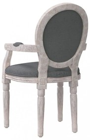 sötétszürke szövet étkezőszék 54 x 56 x 96,5 cm