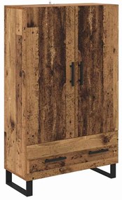 Magasfiú fiókkal Öreg fa 69,5 x 30 x 115 cm Faanyag