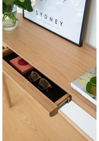 Natúr színű tölgyfa konzolasztal 12x110 cm Heart'n'Soul – UMAGE