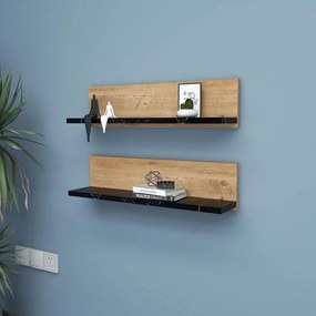 Fali polc Shelf - Fekete