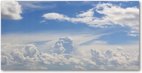 Fotó üvegkép Felhők az égen 140x70