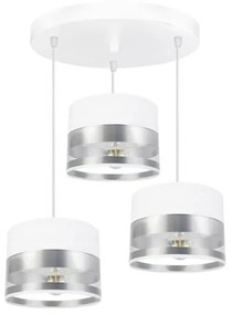 Csillár zsinóron MILO 3xE27/60W/230V ezüst