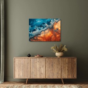 Üveg kép - Víz és tűz (70x50 cm)