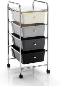 Air gurulós tárolóállvány, 4 fiókkal - Tomasucci