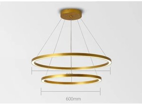 Immax NEO 07159-G80-60 - LED Dimmelhető csillár FINO LED/93W/230V Tuya arany + távirányító