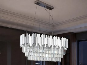 NEDES N2214 PLAZA Kristály Függesztett Lámpa IP20