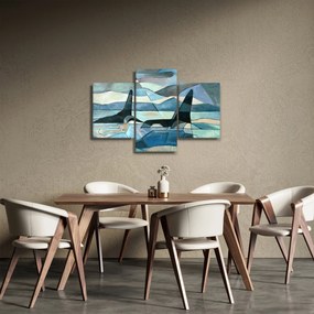 Kép - Orcas (90x60 cm)