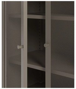 Szürke fém szekrény 70x100x40 cm Fayna – Marckeric