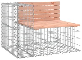 tömör duglászfenyő gabion kerti pad 92 x 71 x 65,5 cm