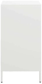 fehér hidegen hengerelt acél tálalószekrény 35x39x73,5 cm