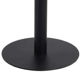 sötétbarna MDF bisztróasztal 80 x 80 cm