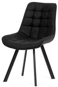 Fekete Vintage Szövet Étkezőszék. HC-V3066 BK3