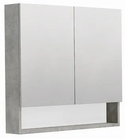 Tükörszekrény SAT Cubeway 80x14x72 cm laminált beton GALCU80BE