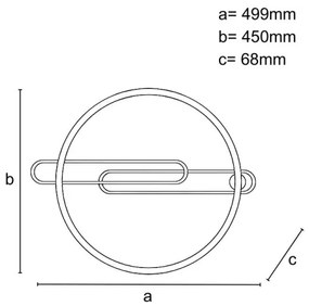 LED állítható mennyezeti lámpa 60W 230V 3000-6500K fekete + DO