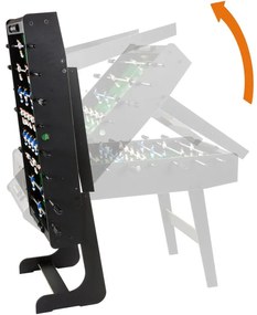 GamesPlanet® Csocsóasztal BELFAST Fekete 121 x 101 cm