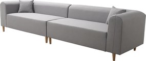 Kanapé, szürke, balos, BROKEN