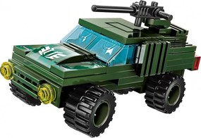 QMAN® 42301 | lego-kompatibilis építőjáték | 642 db építőkocka | 8-az-1-ben Háborús tank kerekeken