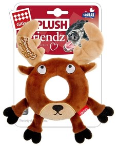 GiGwi Sípoló játék kutyáknak Plush Friendzrénszarvas, 20 x 19 x 2,5 cm