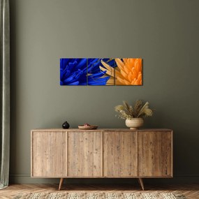 Részletes virágkép (órával) (90x30 cm)