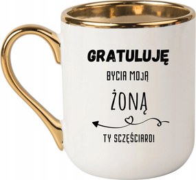 Bögre Elegáns Fehér Arany Rant Vicces Ajándék Feleségnek