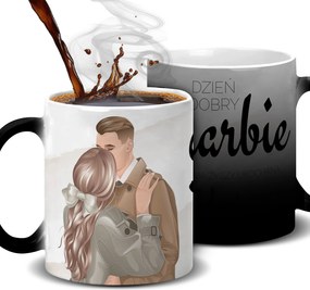 Bögre Mágikus Ajándék Szerelmeseknek Személyre szabott Fotó Minta Varázsló