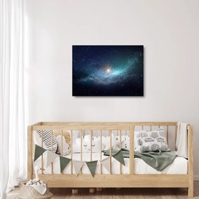 Üveg kép - Csillagok és ködök (70x50 cm)
