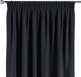 Függöny ráncoló szalaggal 1 db 140x260cm fekete