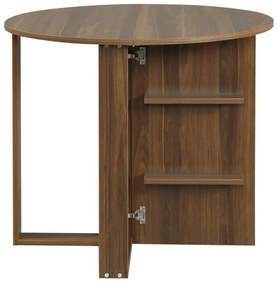 Összecsukható étkezőasztal Middle Walnut
