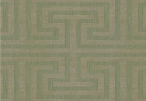 Parato Cristiana Masi Sintesi Rhythmos zöld geometrikus vlies tapéta – 27515