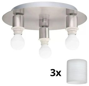 Eglo Eglo - LED Mennyezeti lámpa MY CHOICE 3xE14/4W/230V króm/fehér EG31131G
