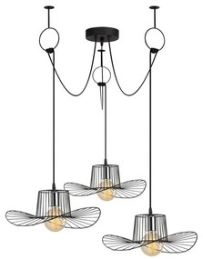 Csillár zsinóron TEL 3xE27/40W/230V pók