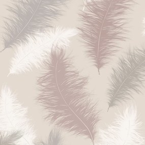 Arthouse Signature 1 Sussoro Feather fehér-rózsaszín tollmintás papír tapéta – 901706