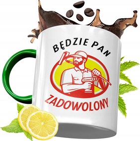 Zöld Bögre Építőknek Születésnapra Ajándék fényképes nyomtatással