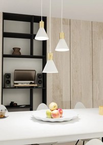 Emibig modern függeszték rosa fehér emi1389/3prem