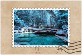 Poszterek 120x80 Erawan Kék vízesés