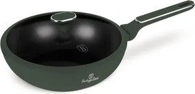 BerlingerHaus Wok fedővel (28 cm) Matte Green Collection BH/8159