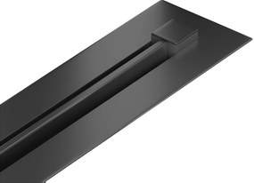 Mexen Flat 360° Super Slim  Zuhanyfolyóka padlóba 150 cm,  fekete  - 1751150 Padlóba épithetö