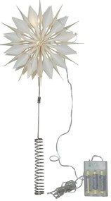 Fehér fénydekoráció karácsonyi mintával Flinga – Star Trading