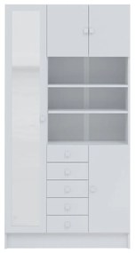 Fehér fürdőszoba szekrény 90x182 cm Combi – TemaHome