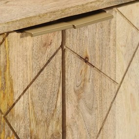 tömör mangófa tálalószekrény 80 x 30 x 75 cm