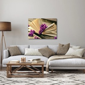 Kép egy levendula könyvről (70x50 cm)