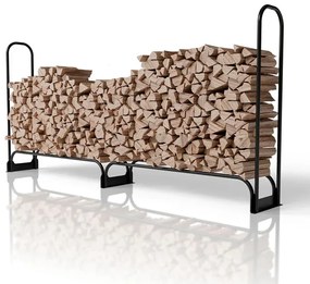 Juskys Fa tároló állvány - 260 x 117 cm