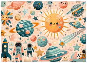 Kép - Darabok az űrből (70x50 cm)